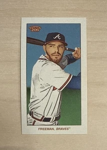 FREDDIE FREEMAN - 2020 Topps 206 - Wave 1 [Base] - #7 - ATLANTA BRAVES - Picture 1 of 2
