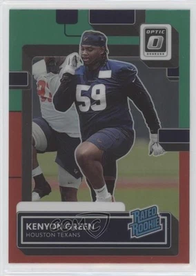 2022 Panini Donruss Rated Optic Preview Red & Kenyon Green #P-354 Rookie RC - Image 1 of 2