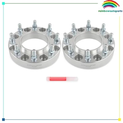 2Pc 1.5" 8x180 Hub Centric Wheel Spacers For Chevrolet Silverado 2500 GMC 8 Lugs Foto 1 de 4
