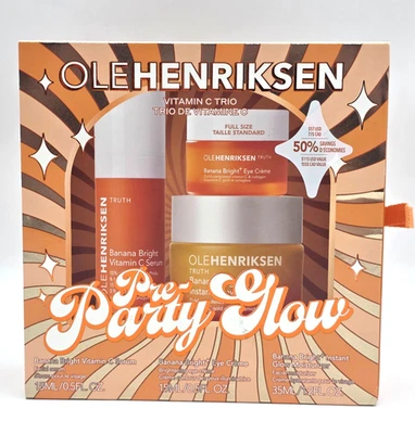 OLE HENRIKSEN витамин C трио Pre вечеринки зарево - 3 полноразмерных товаров - новый в коробке - Изображение 1 из 4