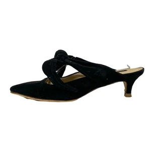 Auth FABIO RUSCONI - Black Suede Women's Sandals - Imagen 1 de 10