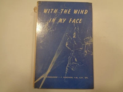 With the Wind in My Face by Jan Falkowski SIGNED WWII R.A.F. Polish Pilot Foto 1 de 4