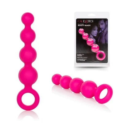 Cuentas de silicona para botín cuentas anales tapón trasero juguetes sexuales anales para principiantes con anillo de tracción Foto 1 de 4