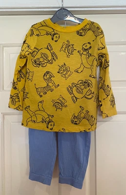 Boys Toy Story at George Long Sleeve Top & Lullaby Trousers - Size 1.5-2 years — 第 1/4 张图片