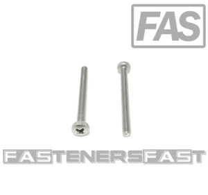 (25) M4-0.7 x45 Stainless Steel Phillips Pan Head Machine Screw DIN7985 A2 M4x45 - Picture 1 of 7