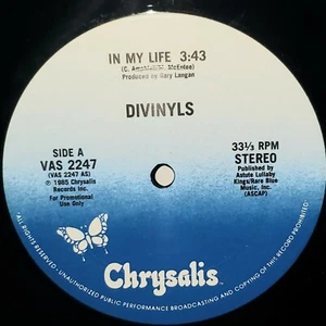 DIVINYLS In My Life 12" Promo VG+ 1985 Chrysalis Vinyl VAS2247 - Picture 1 of 2