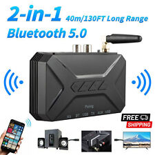 Long Range Bluetooth Transmitter Receiver For TV Home Car Stereo Audio Adapter