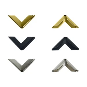 20 - 40 Stk. - Buchecken - silber, gold od. schwarz - 16 x 16 mm - Schutzecken - Bild 1 von 15