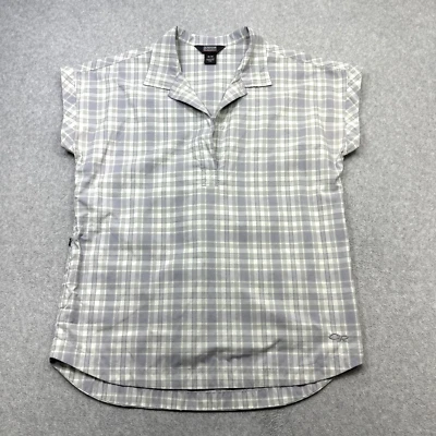 Camisa Outdoor Research Ámbar Ale Mediana Púrpura A Cuadros Senderismo Equipo de Viaje Popover Foto 1 de 4