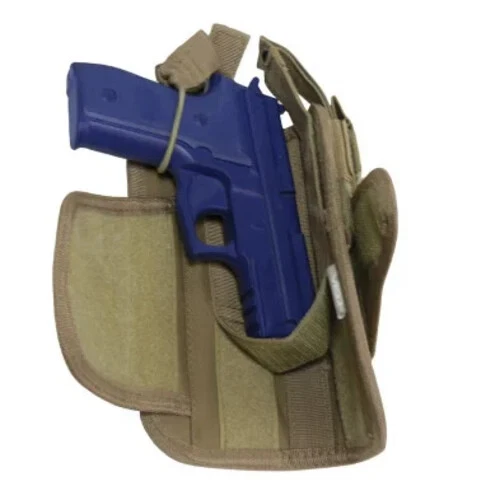 NcStar Cvhol3032t Tactical Vertical Universal MOLLE Pistol Modular Holster Tan