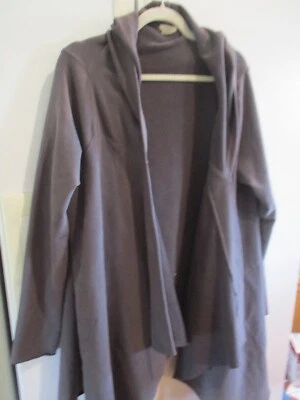 Anama Mujer Sudadera Con Capucha Chaqueta Lagenlook Gris L Mezcla Algodón Foto 1 de 3