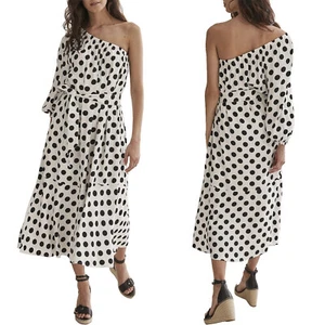 Country Road Women's Dress Print One Shoulder Maxi Antique W 60252927 Size 6 NWT - Picture 1 of 9
