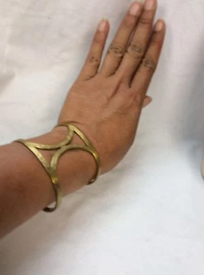 Hermosa pulsera brazalete de latón modernista Silpada Foto 1 de 4