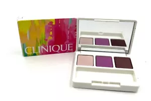 Clinique All About Shadow trio~ pearly pink / concord/ 06 pink chocolate - Picture 1 of 3