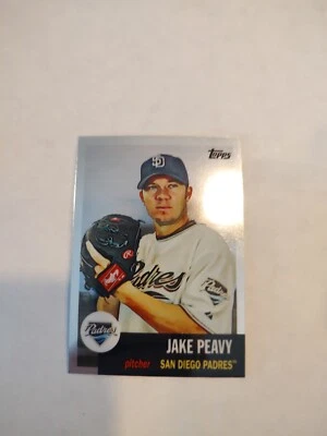 2008 TOPPS TRADING CARD HISTORY #TCHC42 JAKE PEAVY PADRES (PWE) - Image 1 of 2