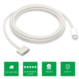 Original Oficial Azul Medianoche Apple USB-C a Magsafe 3 Cable 2 Metros MacBookPro - Imagen 1 de 4