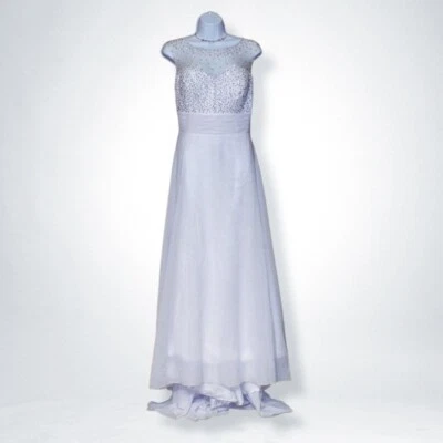 Nuevo sin etiquetas Vestido de novia Marsen simple de gasa - Talla 16 Foto 1 de 4