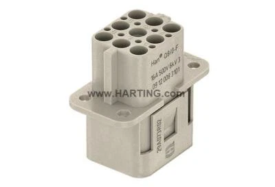 09120083101, Harting, Han Q 8/0 Female Insert Crimp - Image 1 of 2