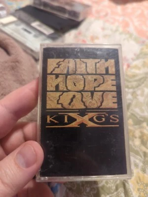 KING'S X FAITH HOPE LOVE CASSETTE TAPE 1990 MEGAFORCE RECORDS - Image 1 of 3