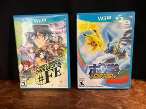 Pokken Tournament & Tokyo Mirage Sessions #FE  Wii U Video Game Lot of 2 - Picture 1 of 11