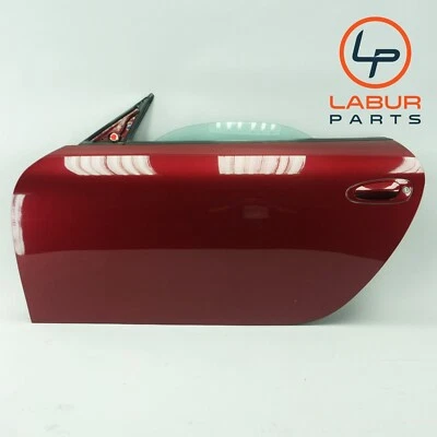 Porsche Boxster 97-04 Completo Frontal Izquierdo Puerta Lado del Conductor Carcasa Borgoña DS264 Foto 1 de 4