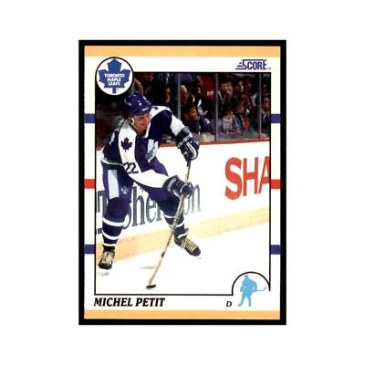 1990 Score Traded Michel Petit Hockey Cards #54T - Image 1 of 3