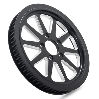 66TH X 1" Spoke Rear Sprocket Pulley for Harley Dyna 07-17 & Softail Dyna 07-11 Foto 1 de 4