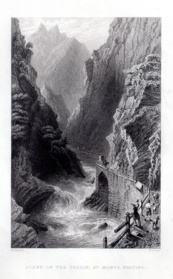 Antiguo desfiladero de Piottino TICINO-TESSIN RIVER SUIZA Foto 1 de 1