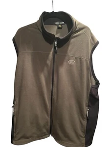 Land Rover Gear Fleece Vest Full Zip Beige Men’s XLarge Off Road Outdoor - Picture 1 of 5