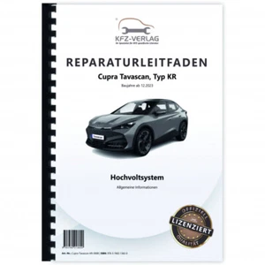 Cupra Tavascan tipo KR a partir de 2023 sistema de alto voltaje información general instrucciones de reparación - Imagen 1 de 7