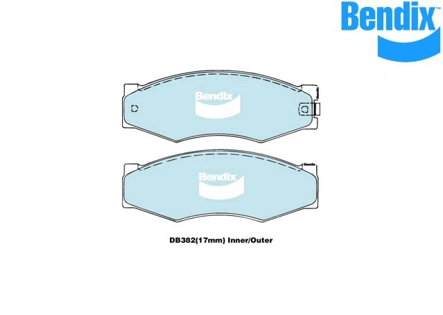 Pastilla de freno Bendix FT General CT para Nissan Navara 92-96 3,0 tracción trasera D21 U DB382 GCT Foto 1 de 1