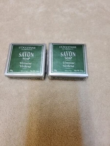 Seltene L'Occitane Verveine Eisenkraut Seife 3,4 oz -- versiegelt -- 2 Riegel - Bild 1 von 5