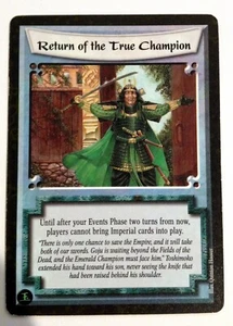 Return of the True Champion L5R Legend of the Five Rings CCG Fire and Shadow - Picture 1 of 1