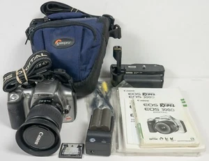 Canon Digital Rebel EOS 300D 6MP Canon 18-55mm Lens + Accessories CLEAN + TESTED - Picture 1 of 14