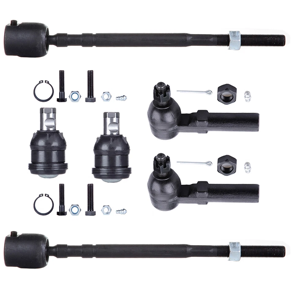 Kit de elos de haste de amarração para Chrysler Town & Country 6 peças juntas esféricas inferiores dianteiras - Imagem 1 de 1