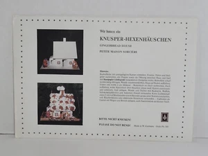 Vintage Cardboard Gingerbread House Kit Made In West Germany #560 - Picture 1 of 6