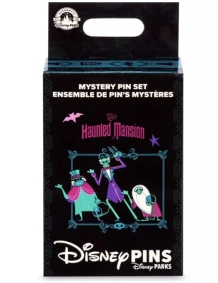 DISNEY Parks 2023 Haunted Mansion Mystery Box of 2 Pins Sealed - NEW - Image 1 of 2