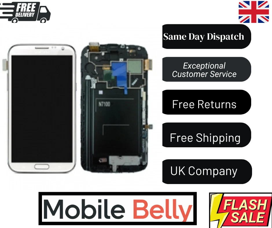 Display LCD touch screen digitalizzatore per Samsung Galaxy Note 2 N7100/7105-UK - Immagine 1 di 1