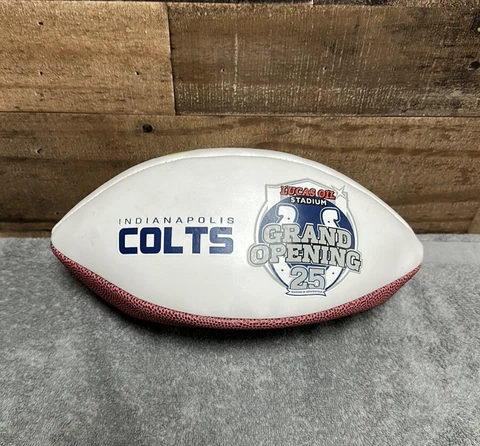 Indianapolis Colts Lucas Oil Stadium Grand Opening football Gary Brackett ball Cover