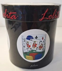 Lolita Pokerspiel Steine 11 Unzen Buntes Hi Ball Glas unbenutzt Geschenk  - Bild 1 von 9