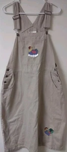 Vintage Mandal Bay Overall Dress, Chicken Embroidery XL - Picture 1 of 8