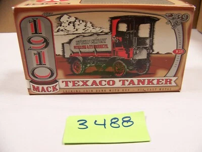 1910 MACK TANKER TRUCK COIN BANK, TEXACO (ITEM #3488) - Image 1 of 4