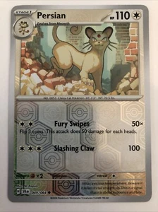 Pokémon TCG Shrouded Fable Persian Reverse Holofoil 049/064 NM - Picture 1 of 2