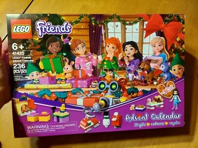 Lego Friends 41420 Advent Calendar Christmas Countdown 24 Gifts Building Toy - Image 1 of 4