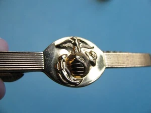 Vintage Swank "Marines" Tie Tack Gold Tone - Picture 1 of 4