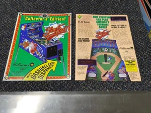 2 1991 WILLIAMS FACTORY ORIGINAL SLUGFEST PROMO  FLYER UNCIRCULATED - Picture 1 of 2