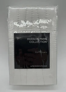 NEW Hudson Park Collection Luxe Palmetto Quilted Standard Pillow Sham