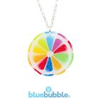 Bluebubble FEELIN FRUITY Halskette Funky Obst Kitsch süß Retro Rave schicke Farbe