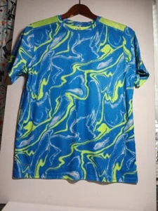 Athletic Works Youth Boys Size XXL 18 Short Sleeve Multicolor Shirt - Picture 1 of 4