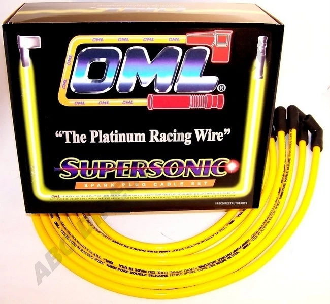 Dodge Truck 5.2 5.9 72-92High Performance 10mm Yellow Spark Plug Wire Set 57316Y - Image 1 of 1